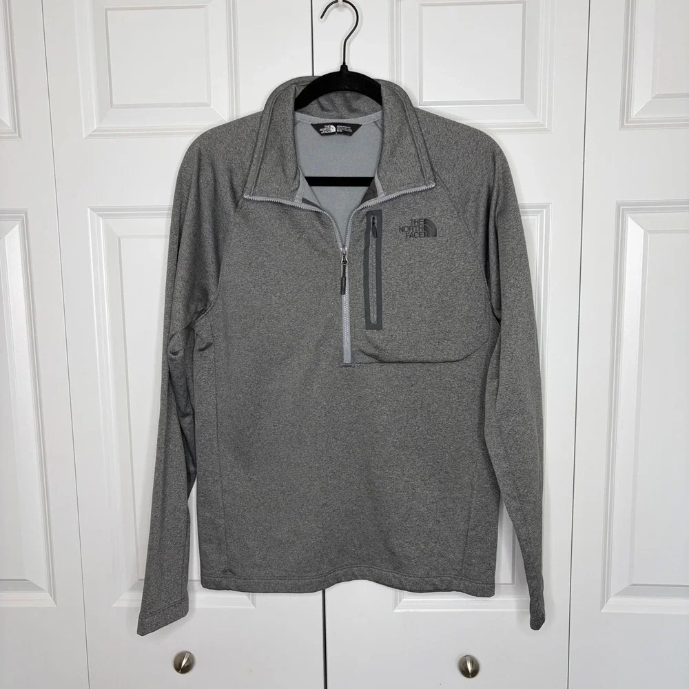 The North Face Canyonlands 1/2 Zip Pullover Men Medium Gray